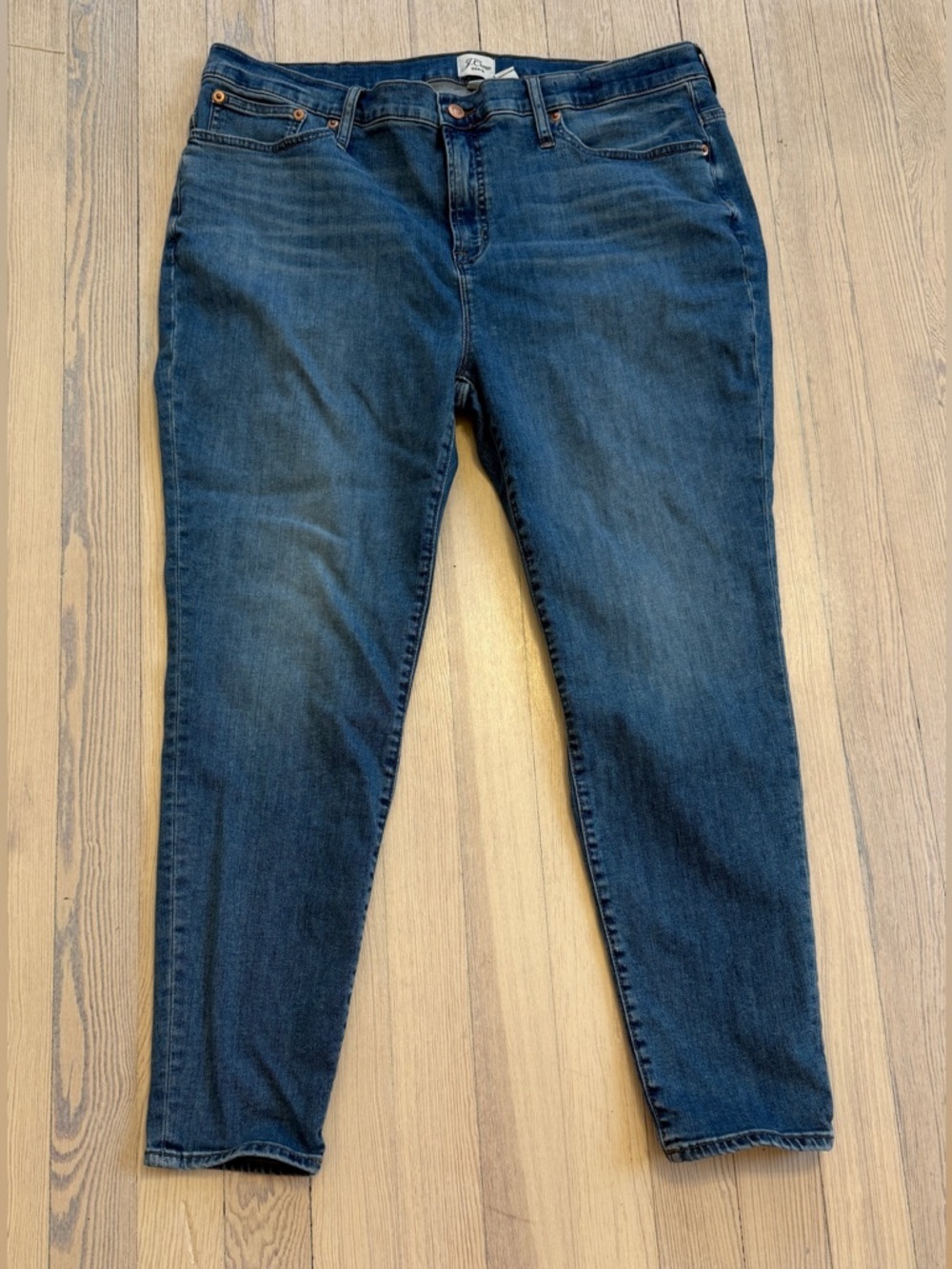 J. CREW Women’s 9” High Rise Toothpick Skinny Jeans Size 34